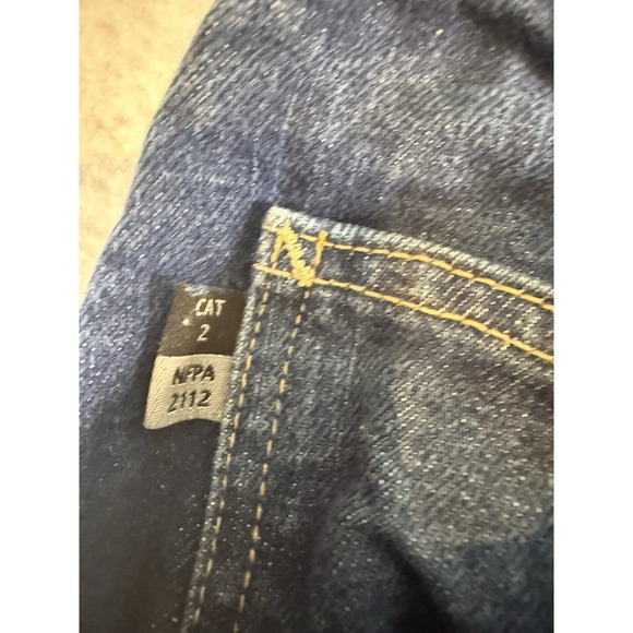 Carhartt FR Flame Resistant Jeans 36x32 Mount Vernon Mills NFPA 2112 CAT2 280-83 - Picture 3 of 10